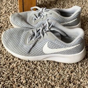 Grey Nike shoes